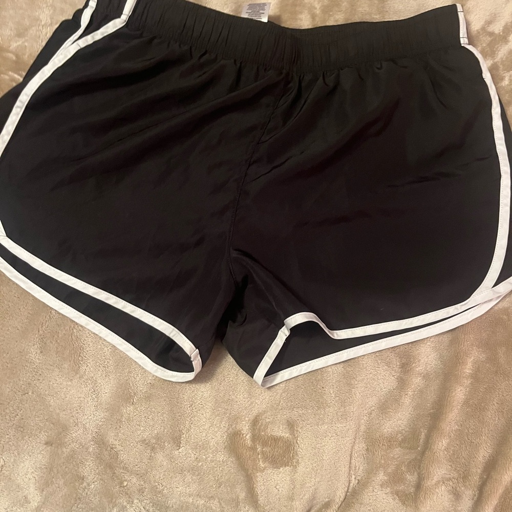 Women's Black Athletic Shorts